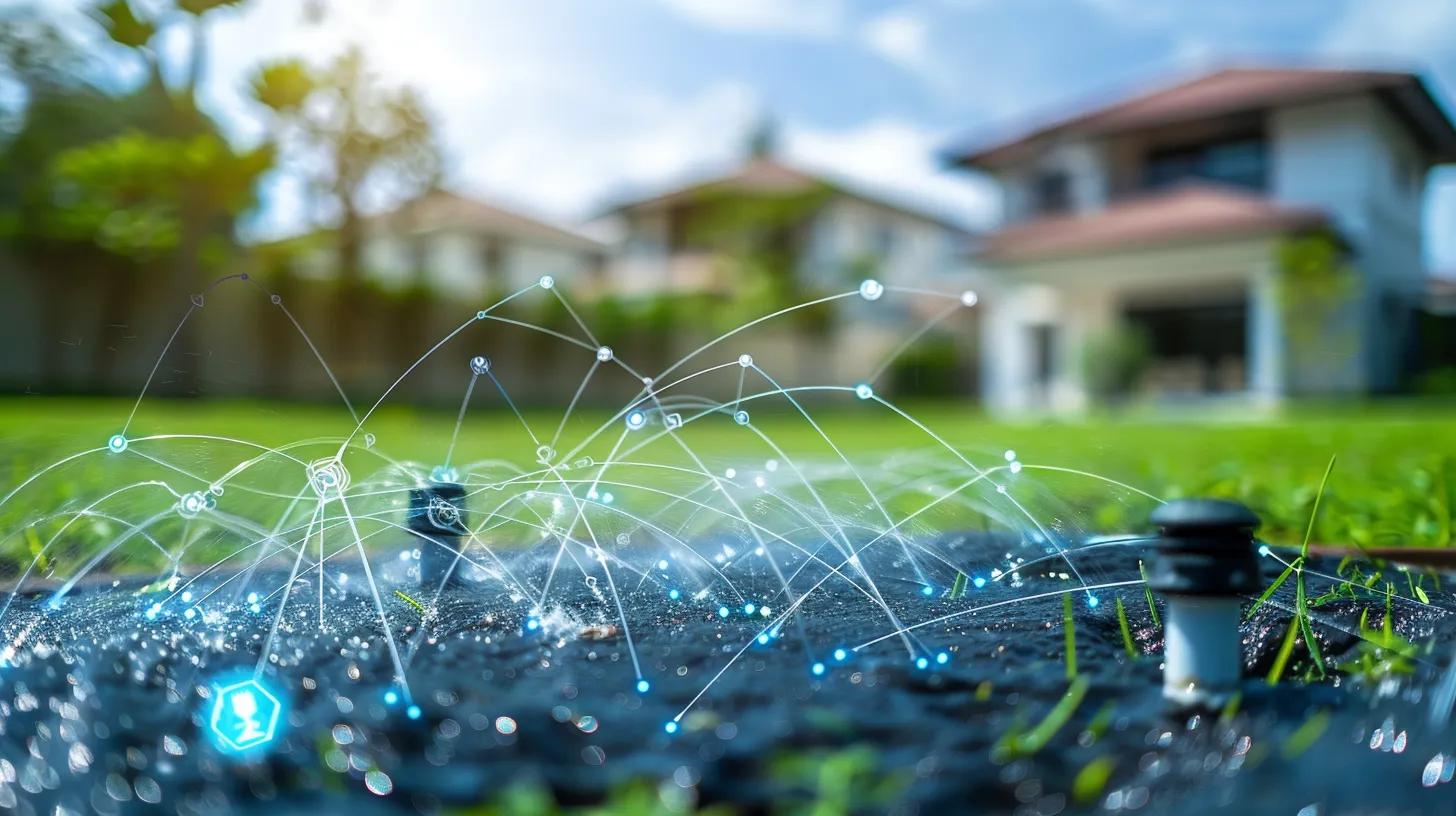 sprinkler system with smart home devices